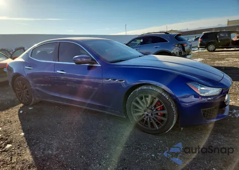 2019 Maserati Ghibli S z USA, uszkodzony, nr VIN ZAM57YTA2K1319560